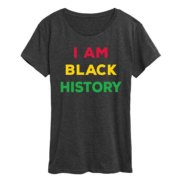 Футболка Women's i am black history graphic Licensed Character, Heather Charcoal
Футболка Women's i am black history graphic Licensed Character, Heather Charcoal