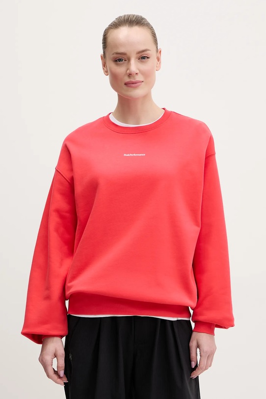 Хлопковая толстовка Peak Performance, красный
Хлопковая толстовка Peak Performance, красный