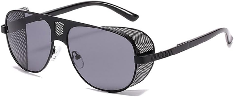 Солнцезащитные очки MUTYNE с плоским верхом, сетчатыми боковыми щитками, модные для мужчин, в стиле металл-панк, роскошные для женщин, в стиле ретро-стимпанк, C1, один размер, C1
Солнцезащитные очки MUTYNE с плоским верхом, сетчатыми боковыми щитками, модные для мужчин, в стиле металл-панк, роскошные для женщин, в стиле ретро-стимпанк, C1, один размер, C1