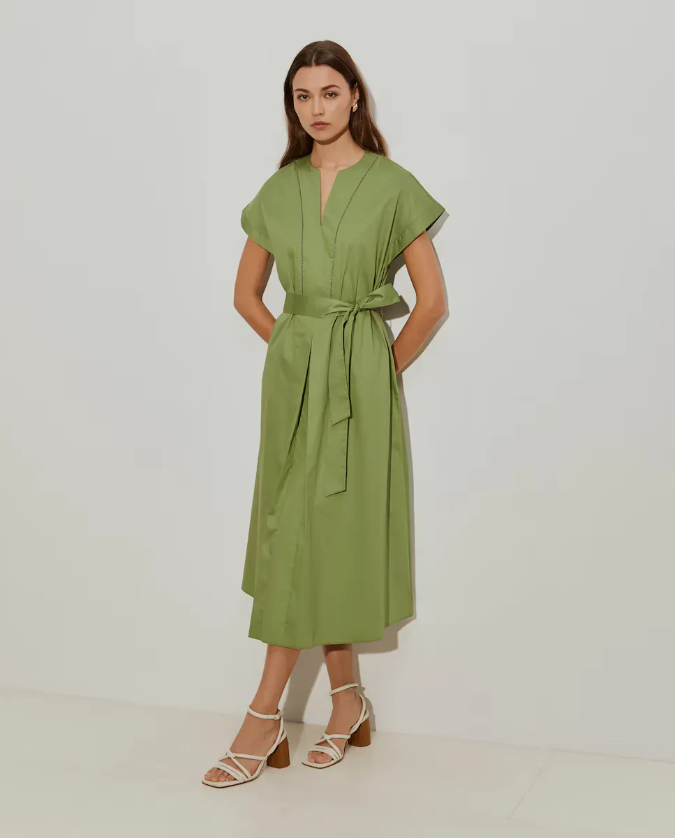 Короткое платье с V-образным вырезом Lion of Porches, зеленый
Короткое платье с V-образным вырезом Lion of Porches, зеленый