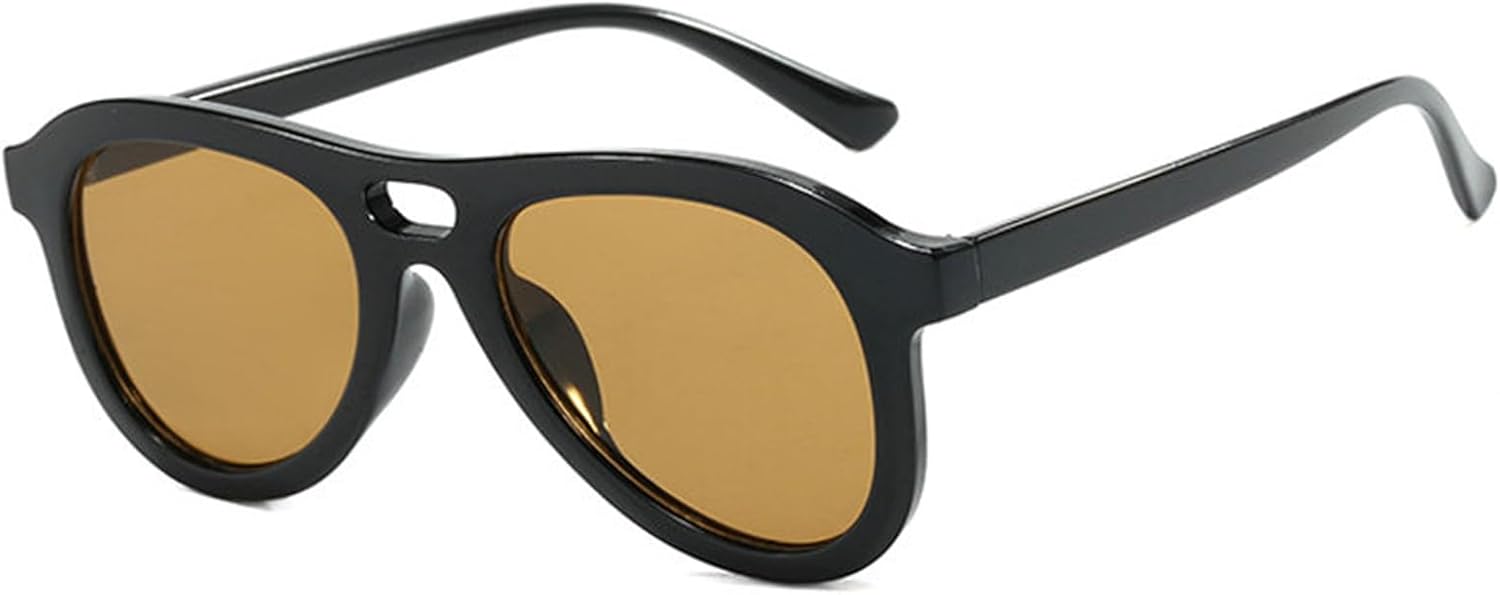 Солнцезащитные очки Willochra Retro Oversized Pilot для женщин и мужчин, с двойной перемычкой, овальной формы, в стиле 70-х, черные, с защитой от УФ-излучения UV400, C6
Солнцезащитные очки Willochra Retro Oversized Pilot для женщин и мужчин, с двойной перемычкой, овальной формы, в стиле 70-х, черные, с защитой от УФ-излучения UV400, C6