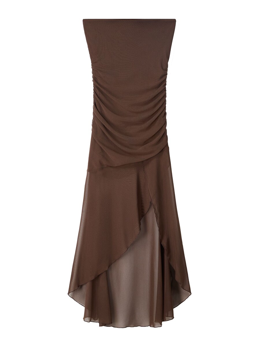 Коктейльное платье Bershka, коричневый
Коктейльное платье Bershka, коричневый