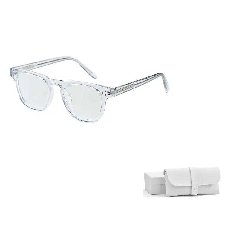 CLARKIA FLOWER Пластиковая квадратная оправа для очков TR/Memory унисекс, Transparent Glass Frame 
CLARKIA FLOWER Пластиковая квадратная оправа для очков TR/Memory унисекс, Transparent Glass Frame