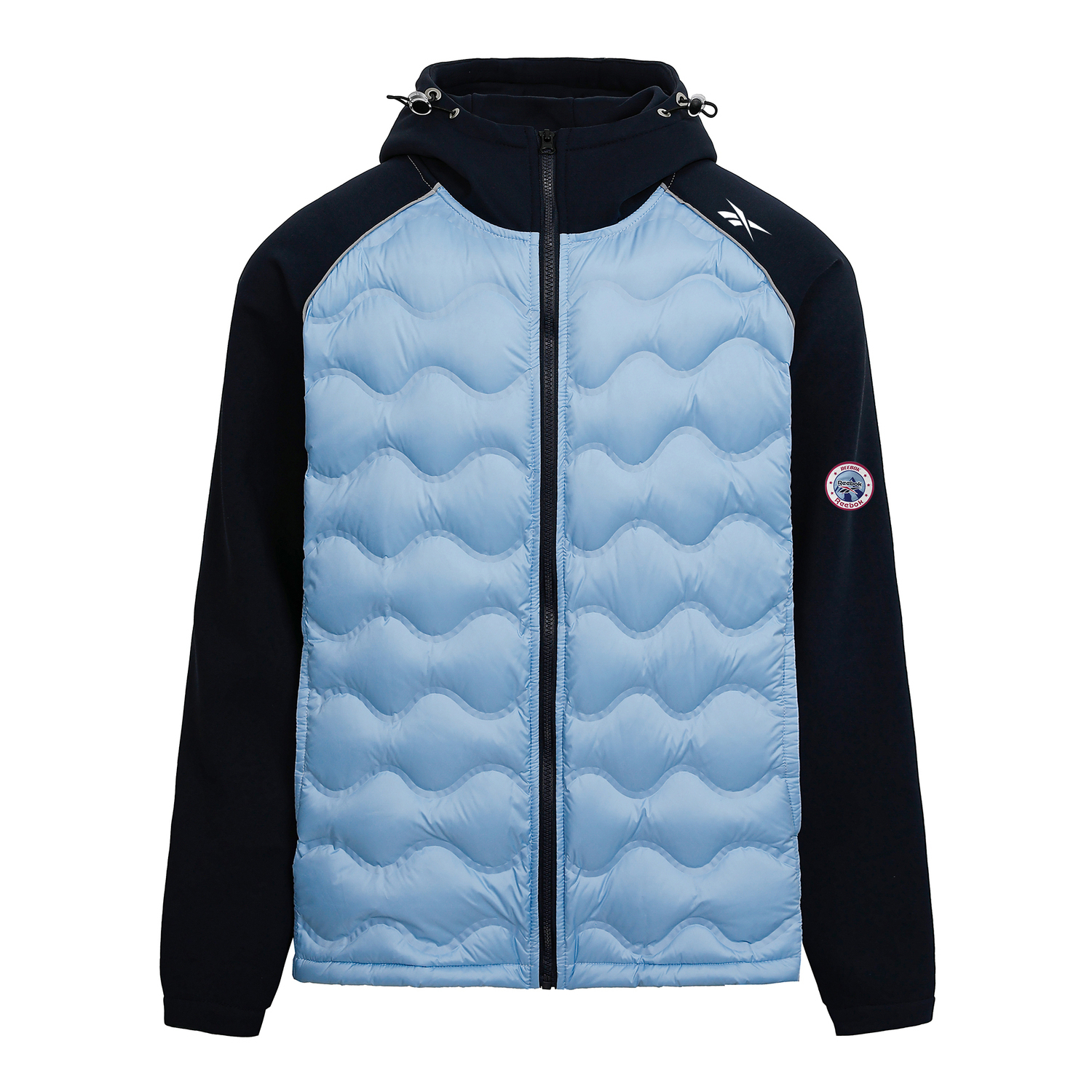 Пуховик Unisex с капюшоном, легкий и утепленный Reebok, синий
Пуховик Unisex с капюшоном, легкий и утепленный Reebok, синий