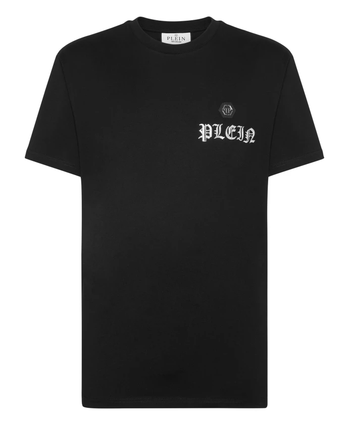 Футболка с круглым вырезом и изображением черепа и костей. Philipp Plein, черный
Футболка с круглым вырезом и изображением черепа и костей. Philipp Plein, черный