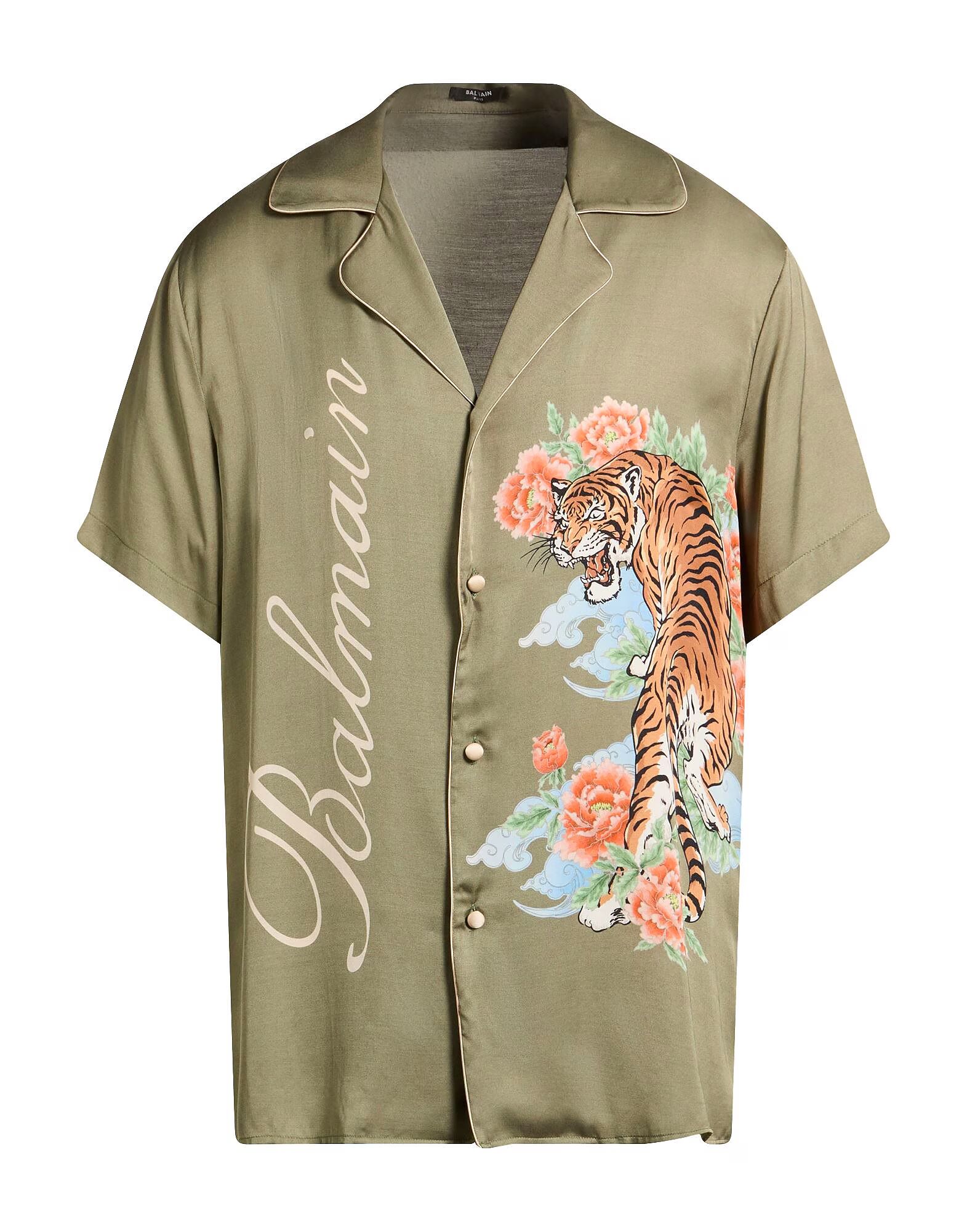 Рубашка Balmain, хаки
Рубашка Balmain, хаки