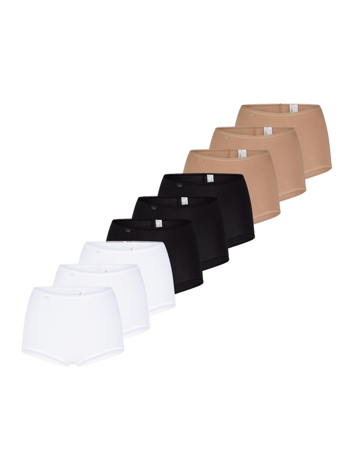 Sloggi Трусы Maxi Slip 24/7 Cotton in Weiß / schwarz / beige
Sloggi Трусы Maxi Slip 24/7 Cotton in Weiß / schwarz / beige