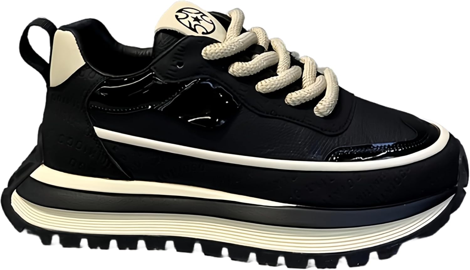 Мужские стильные спортивные кеды однотонного цвета - прочная противоскользящая подошва из ПВХ, шнуровка, верх из ПУ, подходит для повседневной носки и бега Clolinde, черный
Мужские стильные спортивные кеды однотонного цвета - прочная противоскользящая подошва из ПВХ, шнуровка, верх из ПУ, подходит для повседневной носки и бега Clolinde, черный