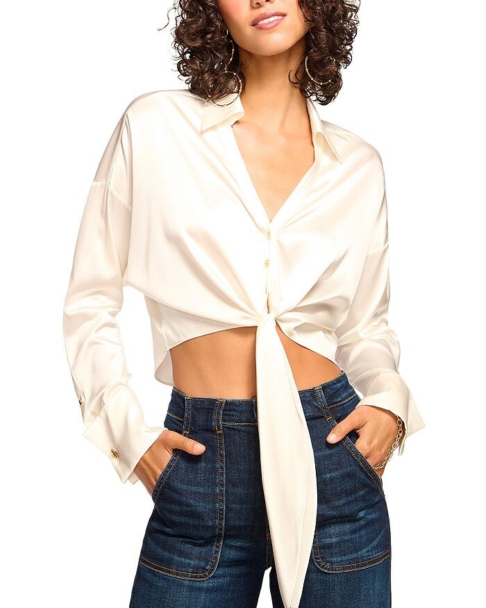 Блузка Ramy Brook Farrah, слоновая кость/кремовый 
Блузка Ramy Brook Farrah, слоновая кость/кремовый