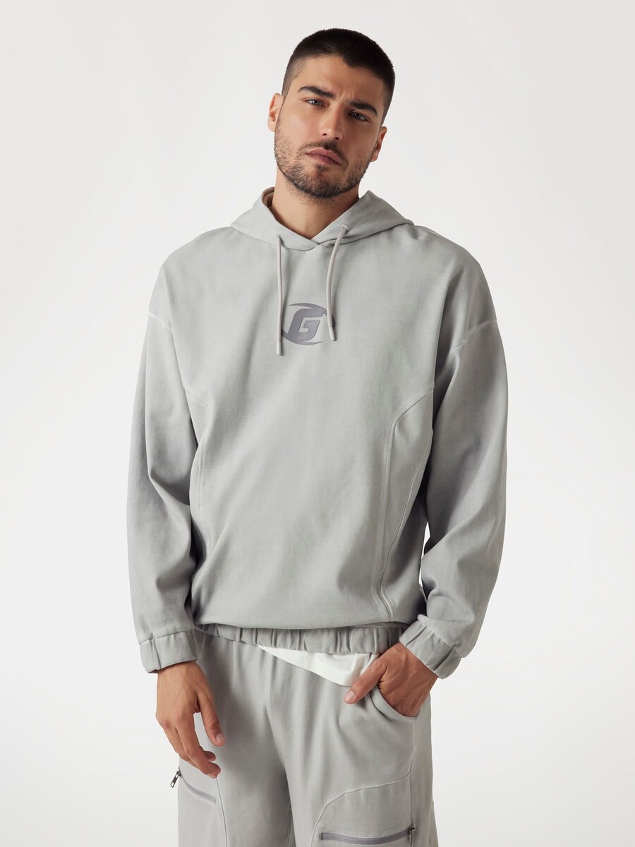 Толстовка GUESS, светло-серый/темно-серый
Толстовка GUESS, светло-серый/темно-серый