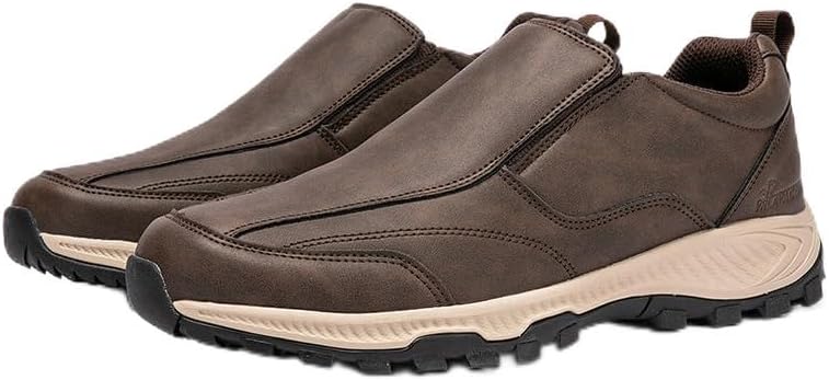 Мужские кожаные прогулочные туфли-слипоны без застежек, лоферы, подходящие для работы и повседневной носки, легкие, с амортизацией, удобные, дышащие, для пеших прогулок и туризма по любой местности, ботинки до щиколотки Soft Time Toy, коричневый
Мужские кожаные прогулочные туфли-слипоны без застежек, лоферы, подходящие для работы и повседневной носки, легкие, с амортизацией, удобные, дышащие, для пеших прогулок и туризма по любой местности, ботинки до щиколотки Soft Time Toy, коричневый