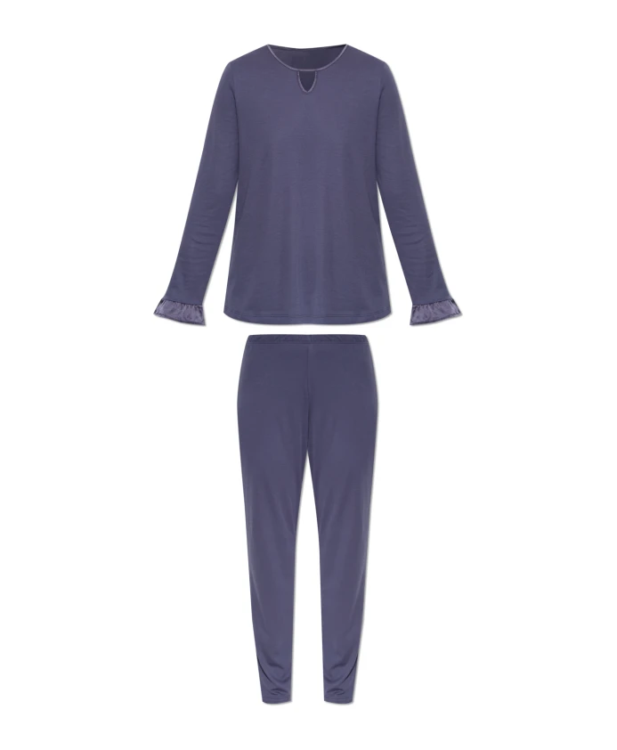 Пижама Клэр из двух частей Hanro, синий
Пижама Клэр из двух частей Hanro, синий