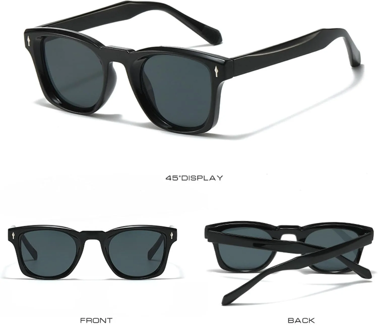 Солнцезащитные очки в стиле ретро с заклепками, женские, модные, градиентные, с защитой от УФ-излучения UV400, мужские, сине-зеленые VVTWSSW, Black Leopard Green
Солнцезащитные очки в стиле ретро с заклепками, женские, модные, градиентные, с защитой от УФ-излучения UV400, мужские, сине-зеленые VVTWSSW, Black Leopard Green