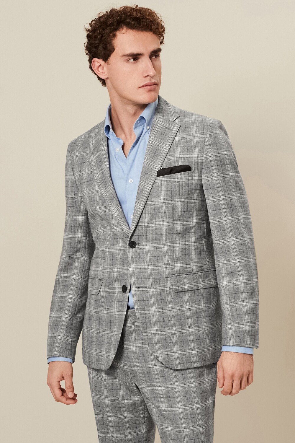 Фактурный костюм на заказ: пиджак Next, серый
Фактурный костюм на заказ: пиджак Next, серый