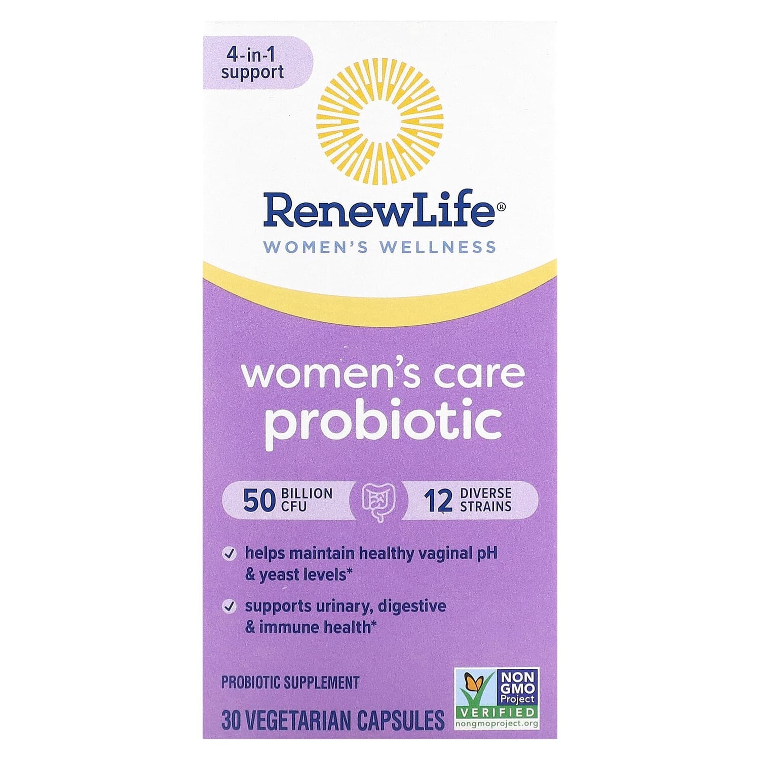 Renew Life Ultimate Flora Women's Vaginal Probiotic 50 Billion 30 Vegetarian Capsules
Renew Life Ultimate Flora Women's Vaginal Probiotic 50 Billion 30 Vegetarian Capsules