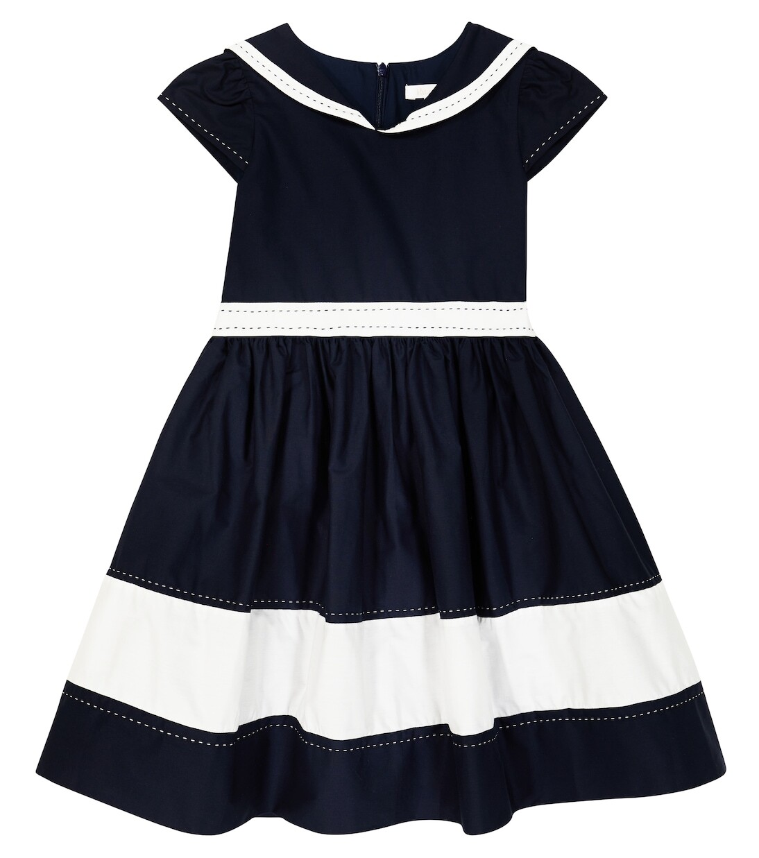 Полосатое хлопковое платье Patachou, синий
Полосатое хлопковое платье Patachou, синий