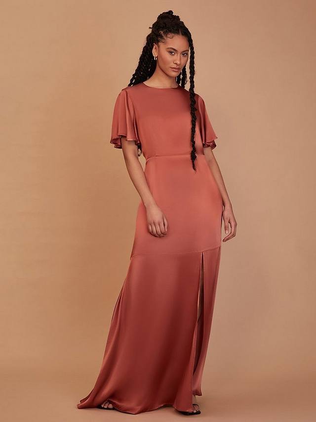 Атласное платье макси с развевающимися рукавами от sienna Rewritten, цвет Terracotta
Атласное платье макси с развевающимися рукавами от sienna Rewritten, цвет Terracotta