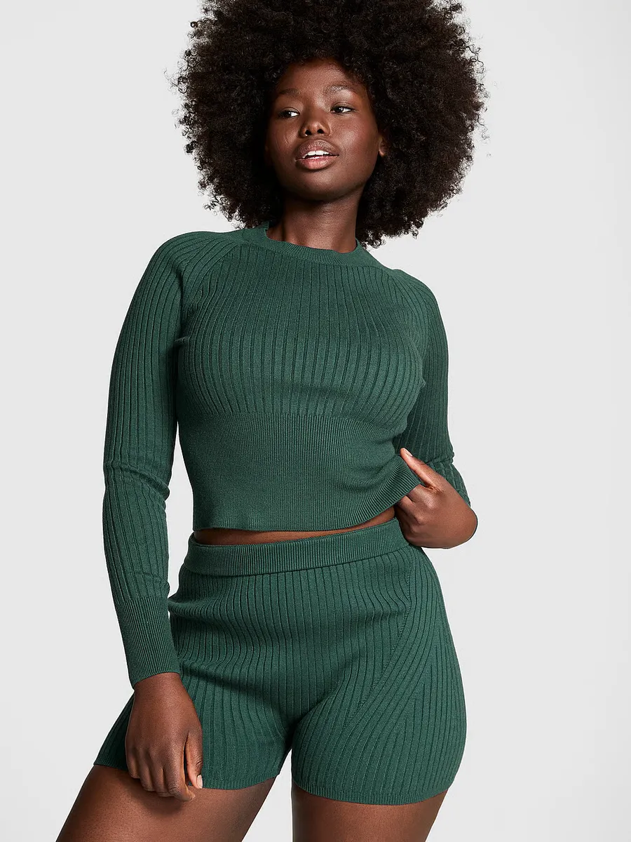 Вязаный топ с длинными рукавами в рубчик Pink, цвет Deep Forest
Вязаный топ с длинными рукавами в рубчик Pink, цвет Deep Forest