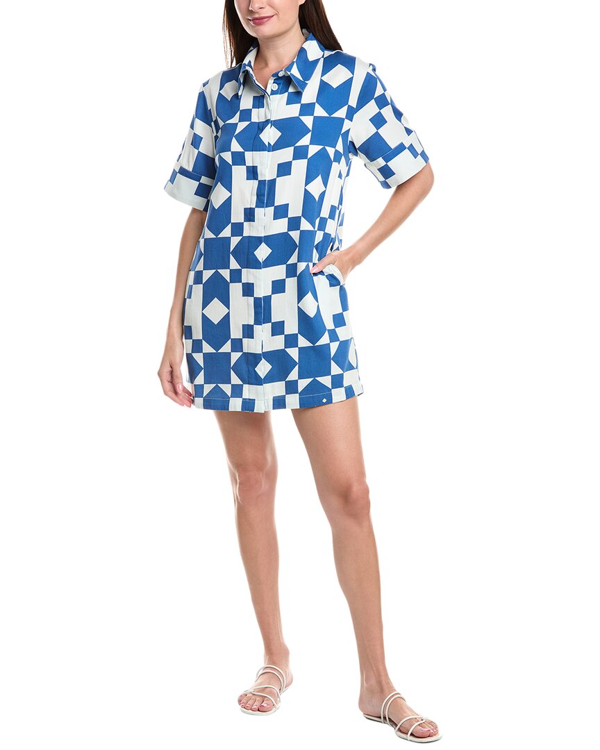 SEA NY Платье-рубашка с принтом Tanya, синий
SEA NY Платье-рубашка с принтом Tanya, синий