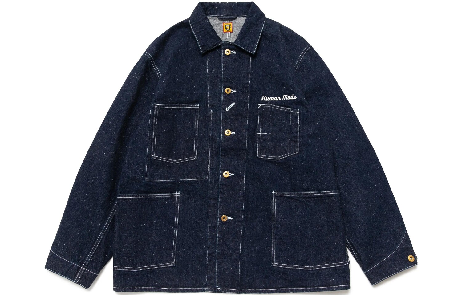 Джинсовая куртка-комбинезон Human Made, синий
Джинсовая куртка-комбинезон Human Made, синий