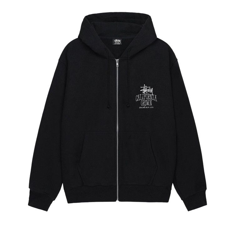 Худи Stussy Cali Grown Zip Hoodie, Black 
Худи Stussy Cali Grown Zip Hoodie, Black