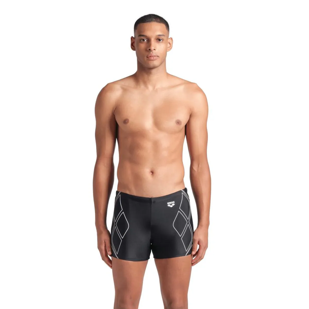 Мужской купальник с графическим принтом Arena, чёрный
Мужской купальник с графическим принтом Arena, чёрный