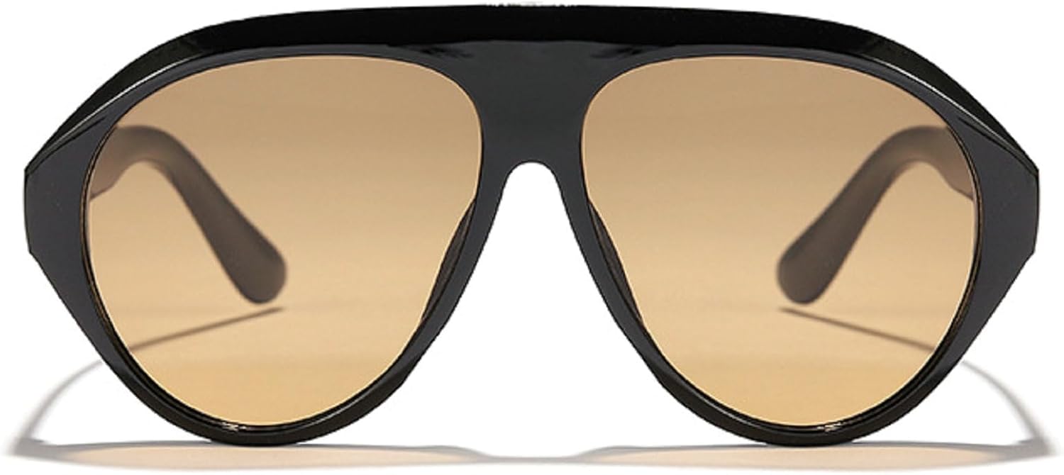 Роскошные солнцезащитные очки-пилот большого размера для женщин, популярные зеленые и желтые панк-очки, мужские солнцезащитные очки в крупной оправе, трендовые очки с защитой от УФ-излучения UV400 mincl, Black Champagne
Роскошные солнцезащитные очки-пилот большого размера для женщин, популярные зеленые и желтые панк-очки, мужские солнцезащитные очки в крупной оправе, трендовые очки с защитой от УФ-излучения UV400 mincl, Black Champagne