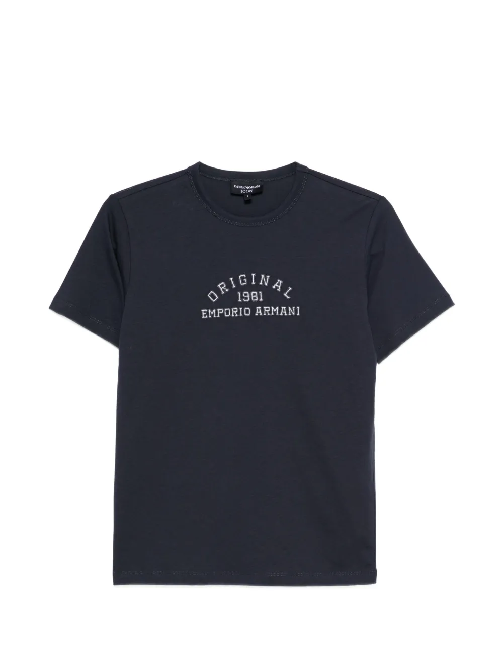 Футболка с вышитым логотипом Emporio Armani, синий
Футболка с вышитым логотипом Emporio Armani, синий