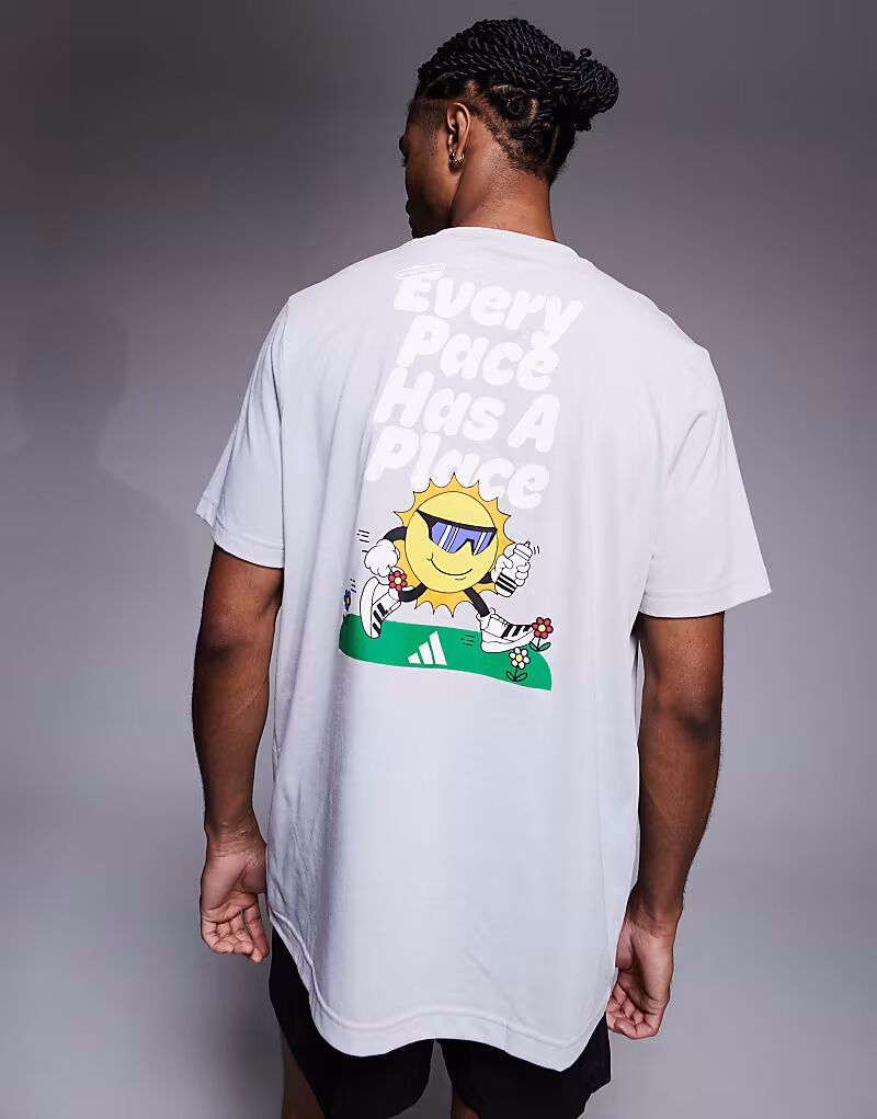 Футболка для бега adidas с принтом солнца на спине, серого цвета Adidas Performance
Футболка для бега adidas с принтом солнца на спине, серого цвета Adidas Performance