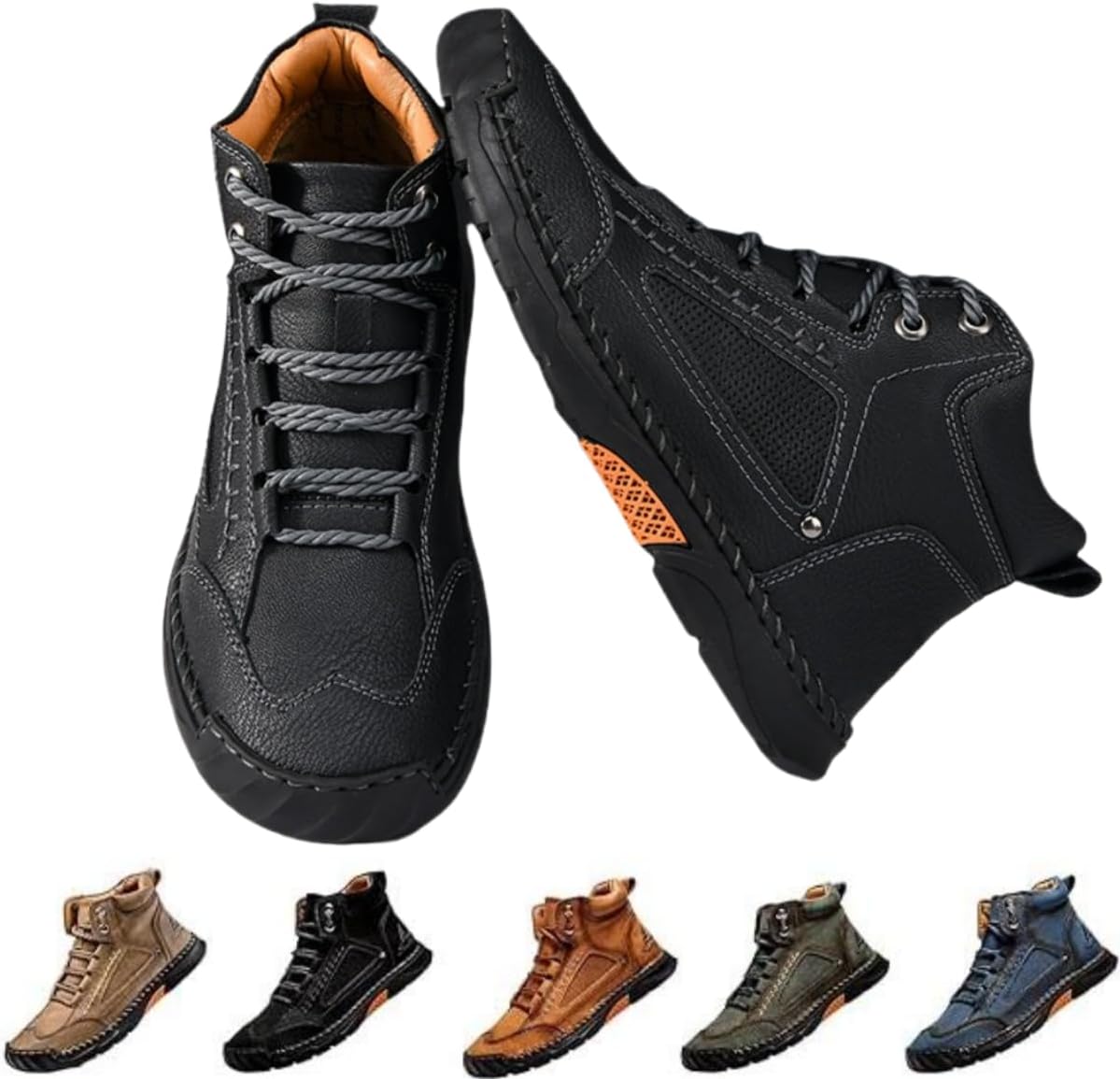 Мужские ботинки - удобные мужские кожаные ботинки ручной работы, водонепроницаемые, с поддержкой свода стопы и просторным носком, новинка 2025 года Generic, черный
Мужские ботинки - удобные мужские кожаные ботинки ручной работы, водонепроницаемые, с поддержкой свода стопы и просторным носком, новинка 2025 года Generic, черный