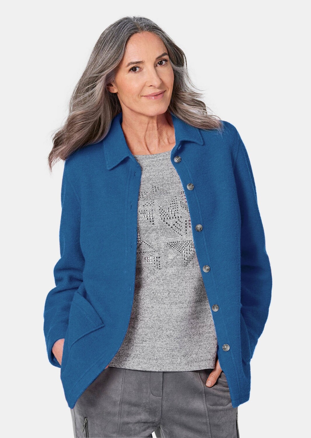 Кардиган GOLDNER Hemdjacke, цвет atlantikblau
Кардиган GOLDNER Hemdjacke, цвет atlantikblau