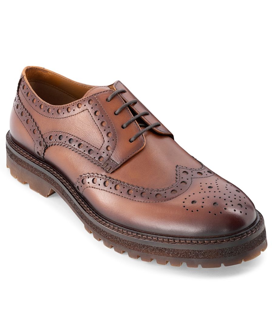Мужские туфли Prescott Wingtip Derby с круглым носком Anthony Veer, Tan
Мужские туфли Prescott Wingtip Derby с круглым носком Anthony Veer, Tan