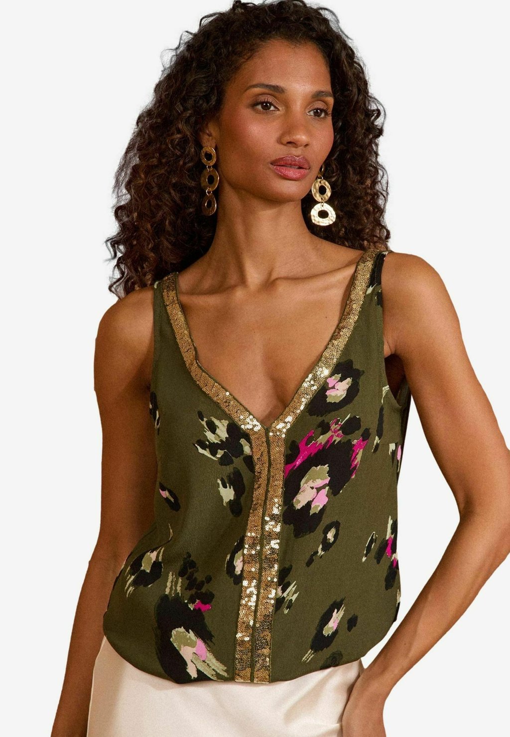 Блуза Love & Roses, мультиколор
Блуза Love & Roses, мультиколор