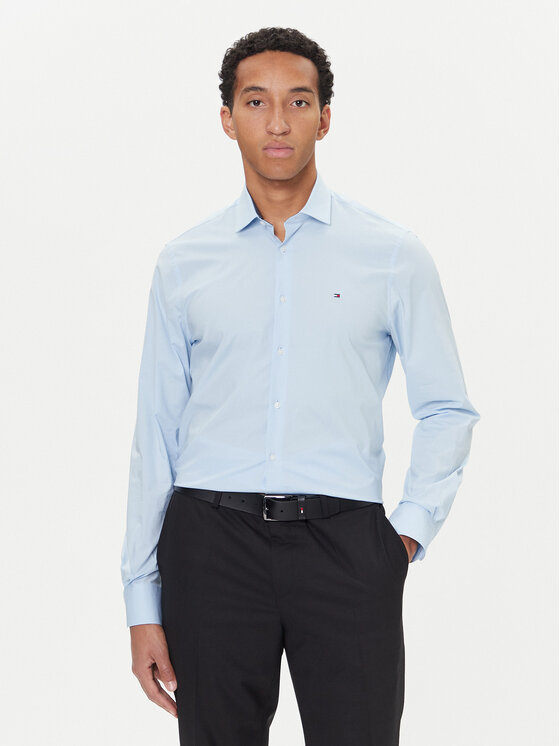 Рубашка slim fit MW0MW40524 Tommy Hilfiger, голубой
Рубашка slim fit MW0MW40524 Tommy Hilfiger, голубой