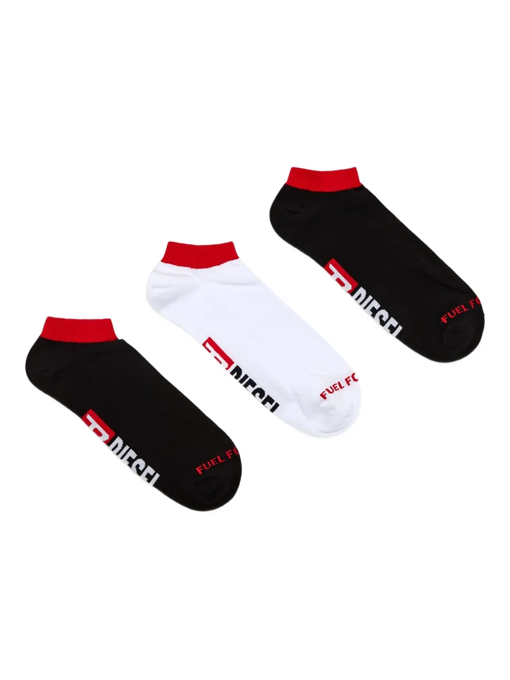 Три пары носков с контрастным логотипом Diesel, черный
Три пары носков с контрастным логотипом Diesel, черный