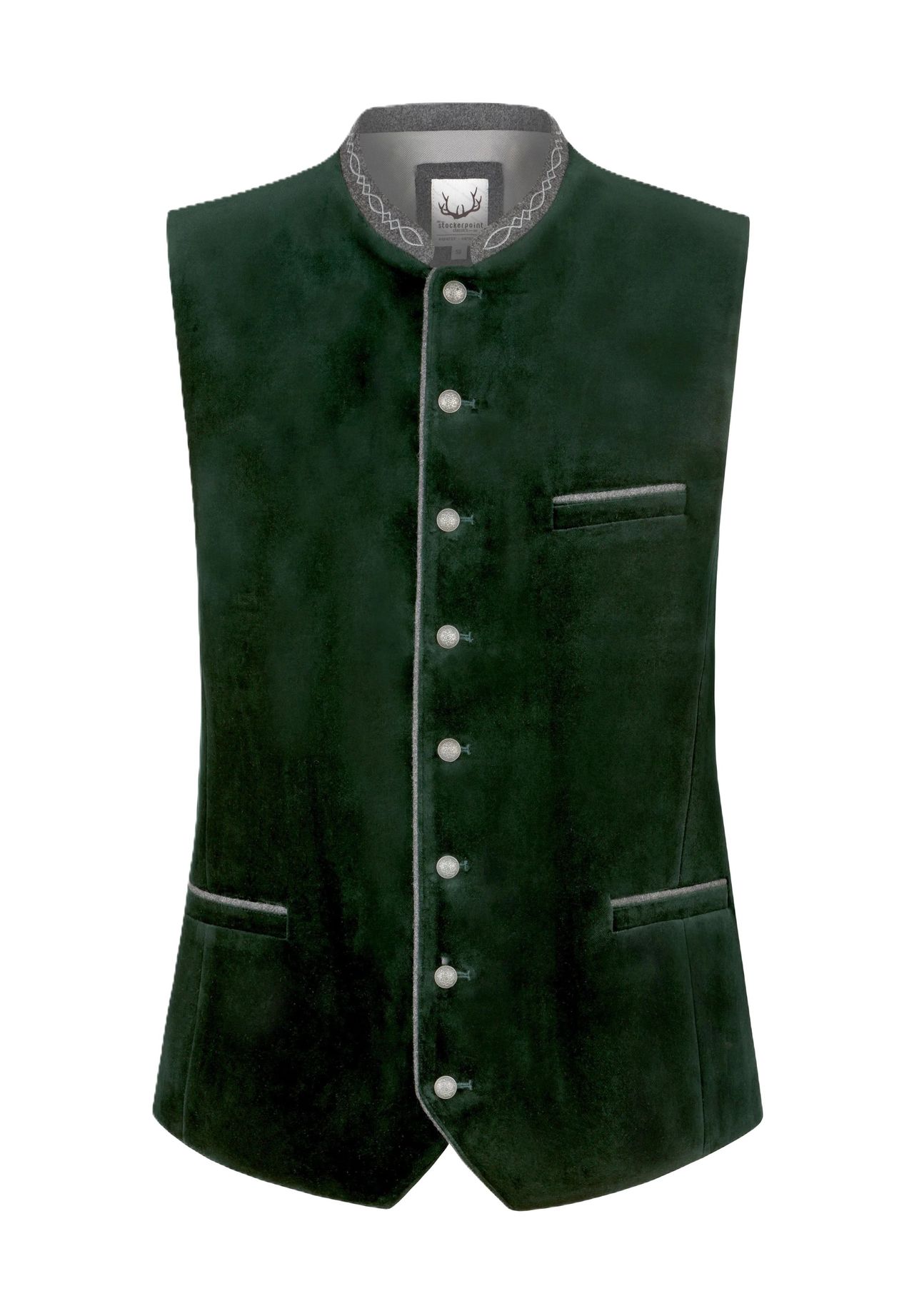 Жилет традиционный "Лоренцо", бархат, воротник стойка, мужской STOCKERPOINT, цвет Tanne 
Жилет традиционный "Лоренцо", бархат, воротник стойка, мужской STOCKERPOINT, цвет Tanne