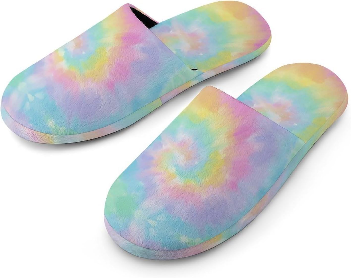 Разноцветные женские тапочки с радужным рисунком в стиле тай-дай, удобные домашние тапочки-шлепанцы, пушистые домашние тапочки Wauoemy
Разноцветные женские тапочки с радужным рисунком в стиле тай-дай, удобные домашние тапочки-шлепанцы, пушистые домашние тапочки Wauoemy