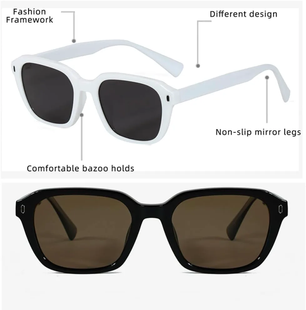 Солнцезащитные очки MUTYNE сине-коричневого цвета, модные, для мужчин и женщин, квадратные, с защитой от УФ-излучения UV400, унисекс, из ацетата, Black With Brown
Солнцезащитные очки MUTYNE сине-коричневого цвета, модные, для мужчин и женщин, квадратные, с защитой от УФ-излучения UV400, унисекс, из ацетата, Black With Brown