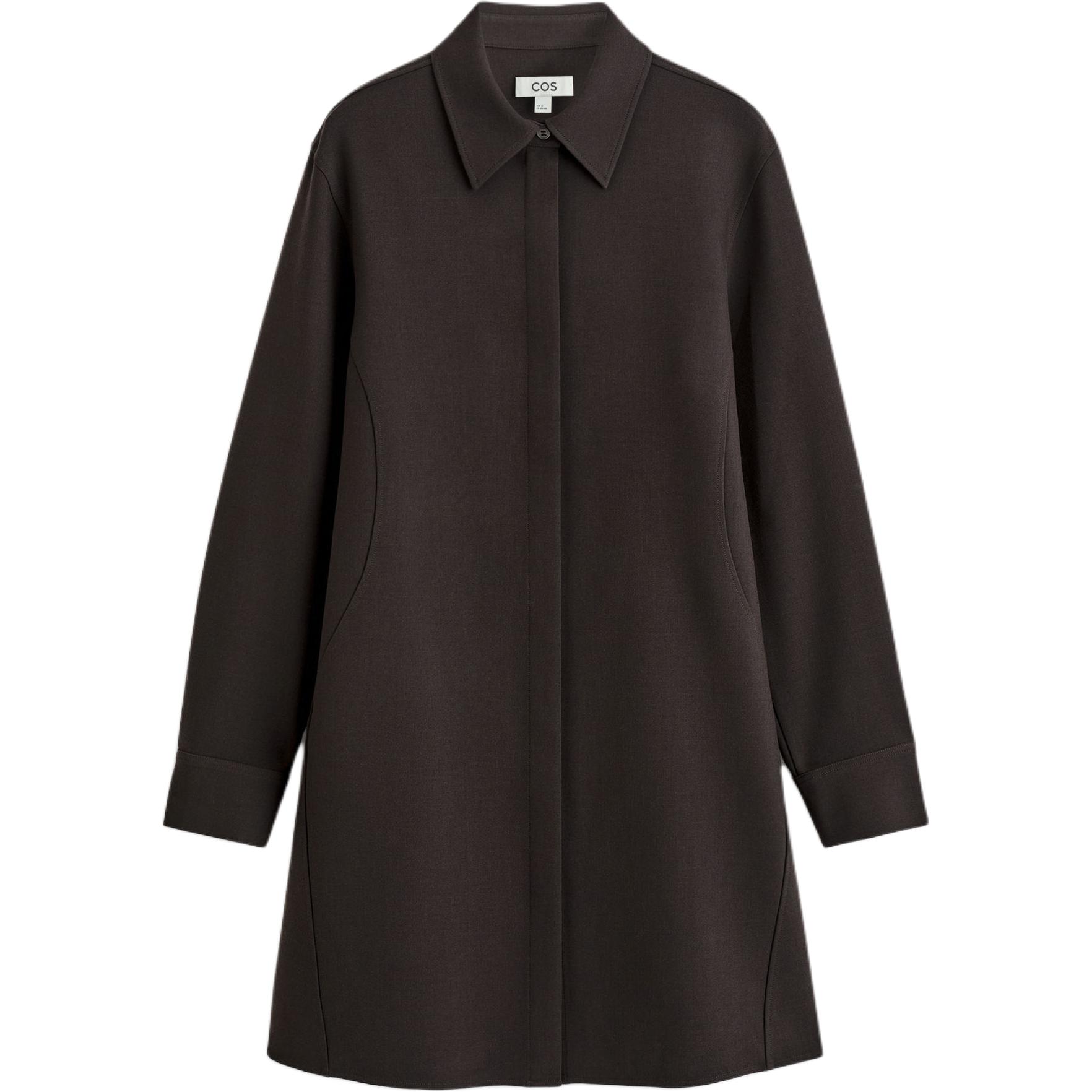 COS Женское платье с длинным рукавом темно-умбра
COS Женское платье с длинным рукавом темно-умбра