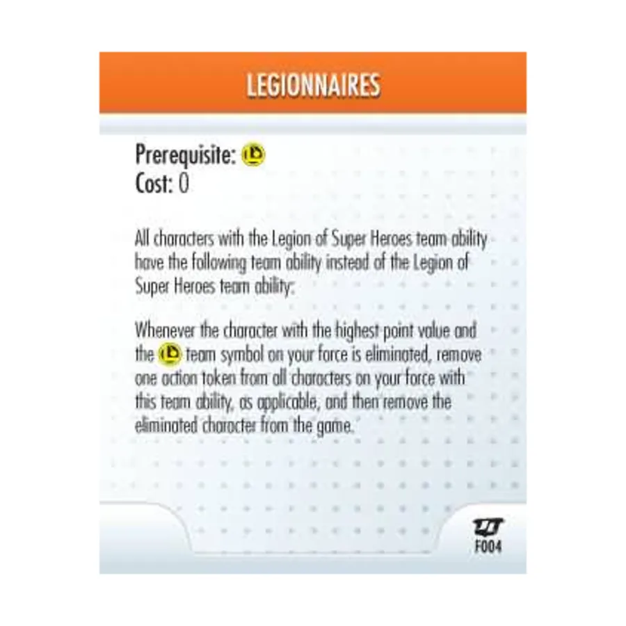 Карта подвига - Легионеры, DC HeroClix - Justice League - Singles
Карта подвига - Легионеры, DC HeroClix - Justice League - Singles