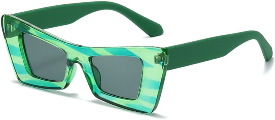 Популярные модные солнцезащитные очки «кошачий глаз» с контрастными цветами, женские, мужские, желто-зеленые, с защитой от УФ-излучения UV400 TYUVIVO, Green Stripe Grey
Популярные модные солнцезащитные очки «кошачий глаз» с контрастными цветами, женские, мужские, желто-зеленые, с защитой от УФ-излучения UV400 TYUVIVO, Green Stripe Grey