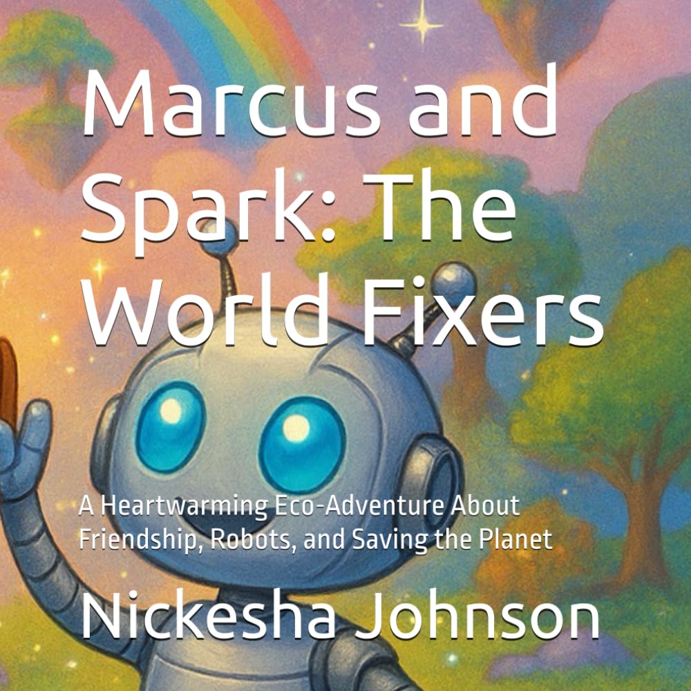 Marcus and Spark: The World Fixers: A Heartwarming Eco-Adventure About Friendship, Robots, and Saving the Planet (Independently published)
Marcus and Spark: The World Fixers: A Heartwarming Eco-Adventure About Friendship, Robots, and Saving the Planet (Independently published)