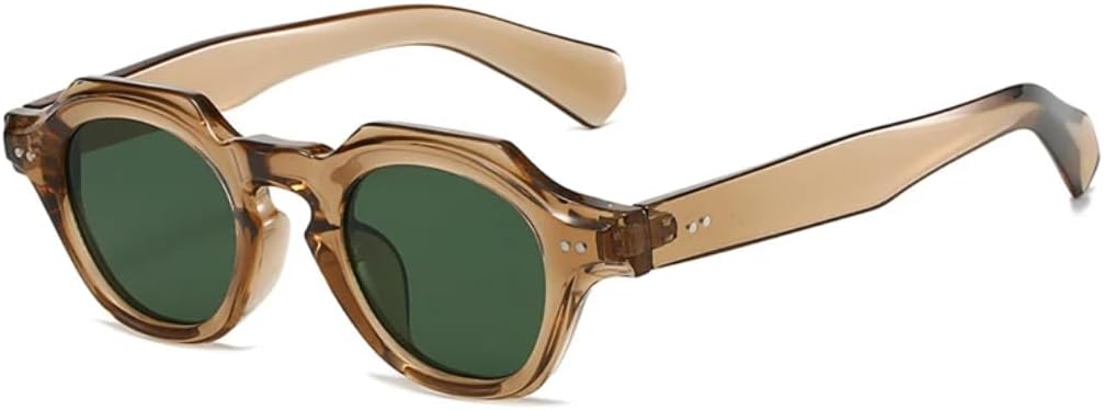 Модные солнцезащитные очки в форме маленького многоугольника и квадрата для женщин, ретро-очки с заклепками, защита от УФ-излучения UV400 для мужчин UATXTAU, Tea Dark Green
Модные солнцезащитные очки в форме маленького многоугольника и квадрата для женщин, ретро-очки с заклепками, защита от УФ-излучения UV400 для мужчин UATXTAU, Tea Dark Green