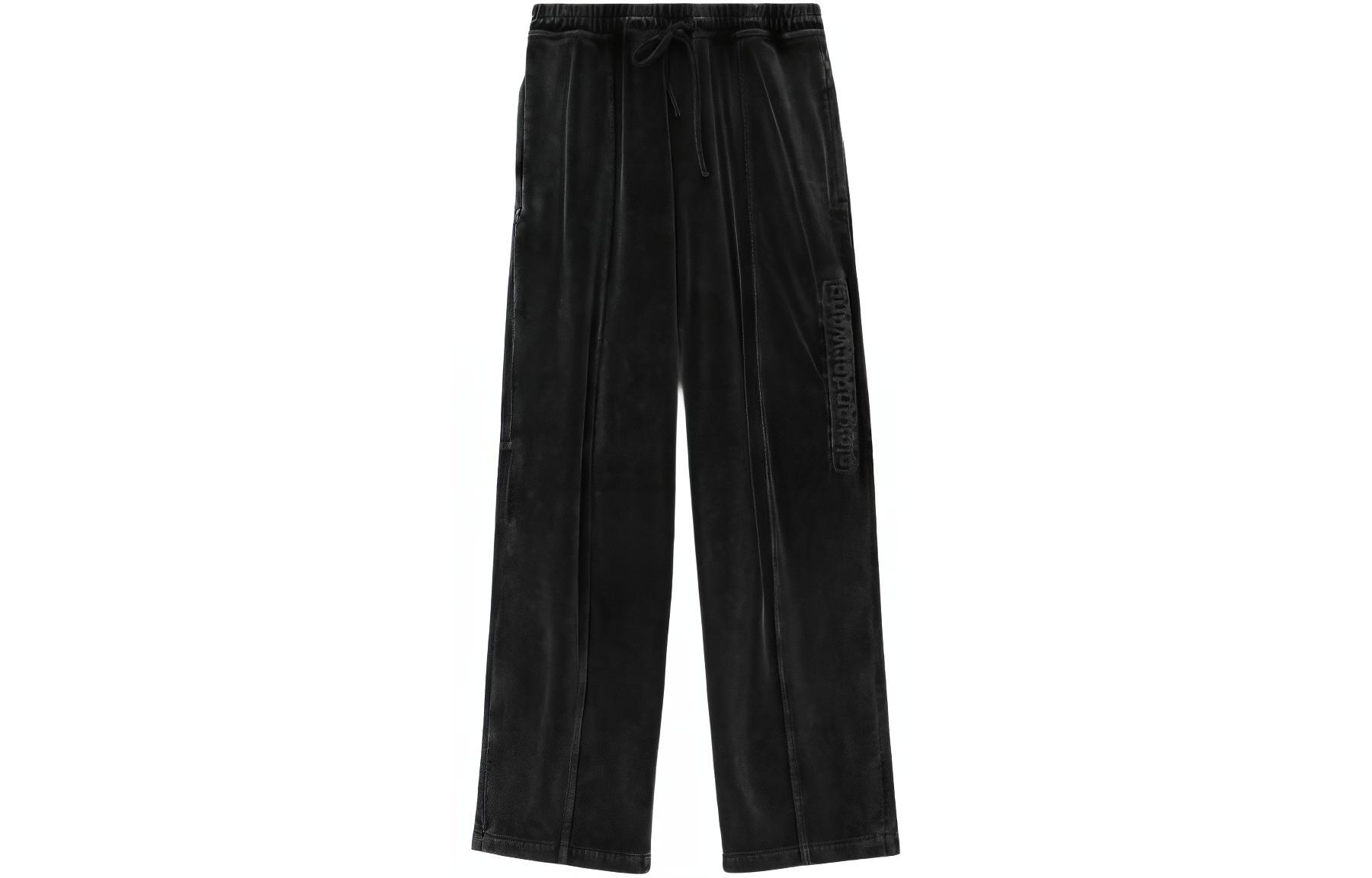 Широкие спортивные брюки из хлопка Alexander Wang, черный
Широкие спортивные брюки из хлопка Alexander Wang, черный