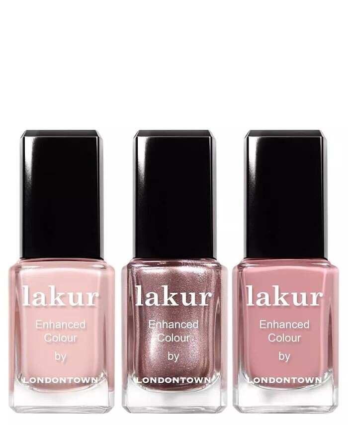 3 шт. Набор усиленных цветных лаков для ногтей Rose All Day Lakur Londontown, цвет Assorted 
3 шт. Набор усиленных цветных лаков для ногтей Rose All Day Lakur Londontown, цвет Assorted