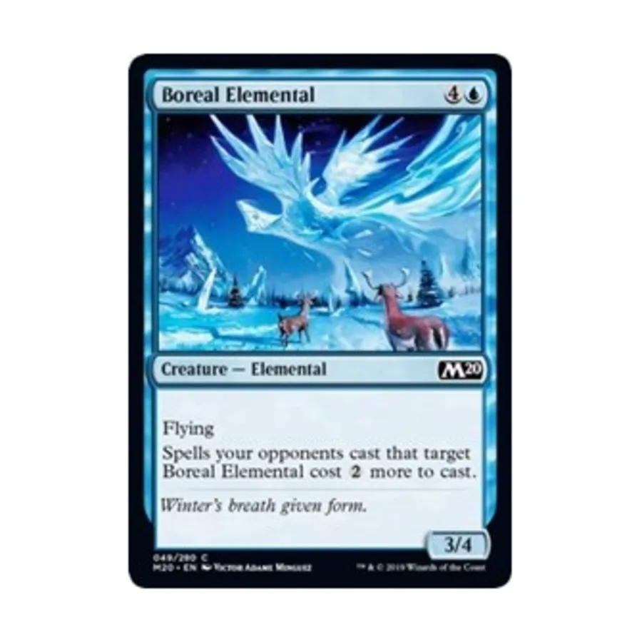 CCG Бореальный элементаль (С), MTG - Core Set 2020 
CCG Бореальный элементаль (С), MTG - Core Set 2020
