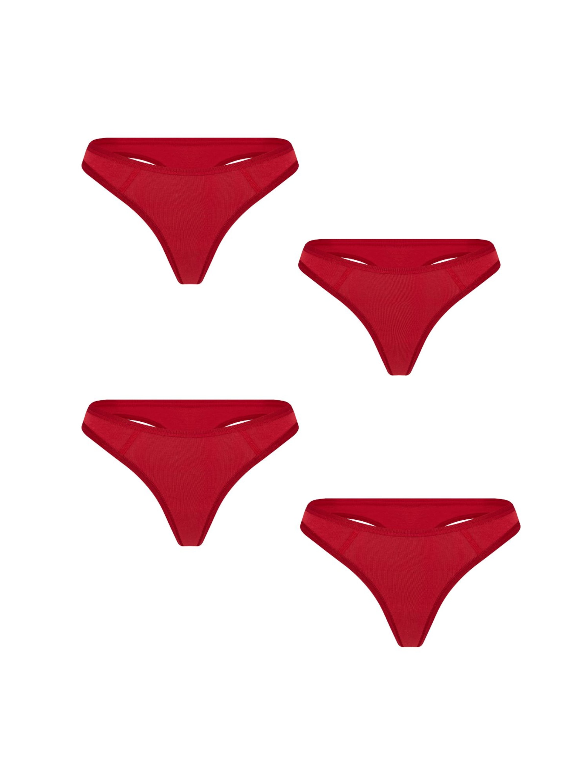 Albero Natur Трусики '4er Pack' для женщин из био-хлопка в красном цвете
Albero Natur Трусики '4er Pack' для женщин из био-хлопка в красном цвете