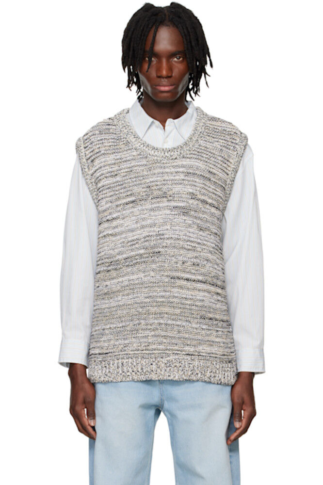 Майка в черно-белую меланжевую клетку System
Майка в черно-белую меланжевую клетку System