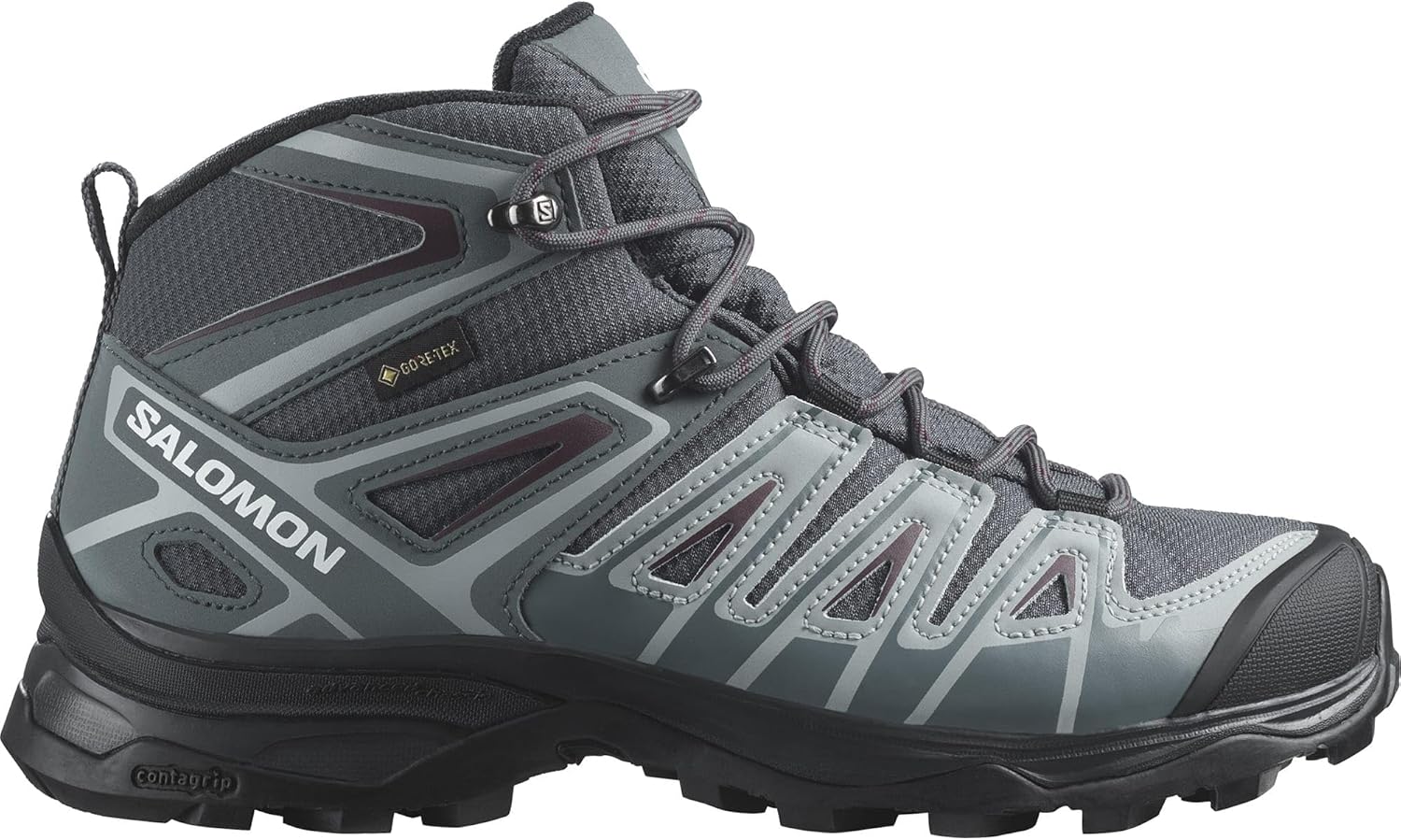 SALOMON женские треккинговые ботинки X Ultra Pioneer Mid Gore-tex, Ebony Stormy Weather Wine Tasting
SALOMON женские треккинговые ботинки X Ultra Pioneer Mid Gore-tex, Ebony Stormy Weather Wine Tasting