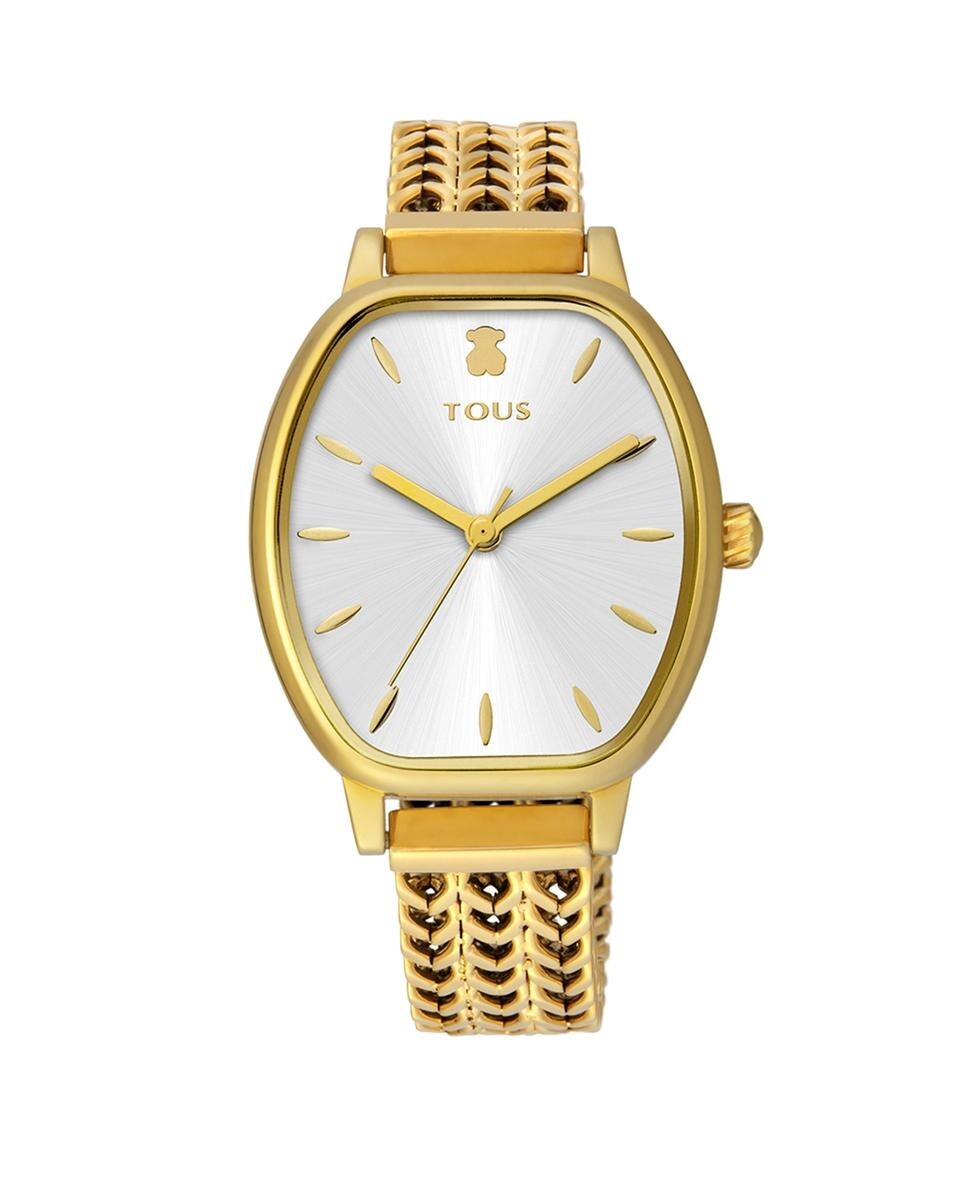 Прямоугольные женские часы Osier со стальным ремешком Tous, серебро
Прямоугольные женские часы Osier со стальным ремешком Tous, серебро